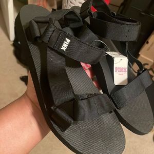 Pink sandals